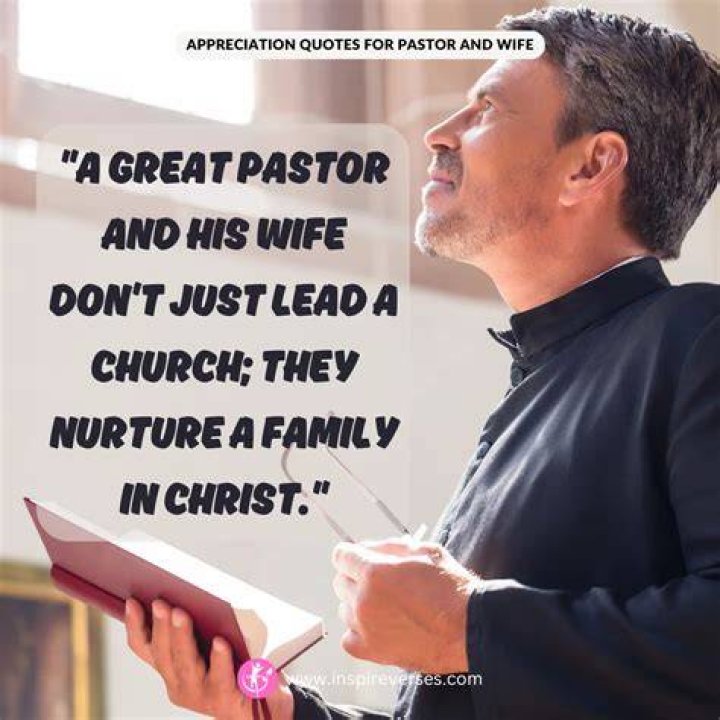 Pastor And Wife Appreciation Quotes. Pastor appreciation day, Pastors