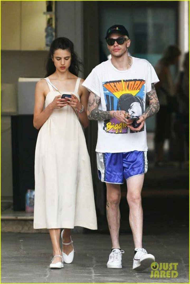 Pete Davidson and Margaret Qualley Photographed Together at the Venice