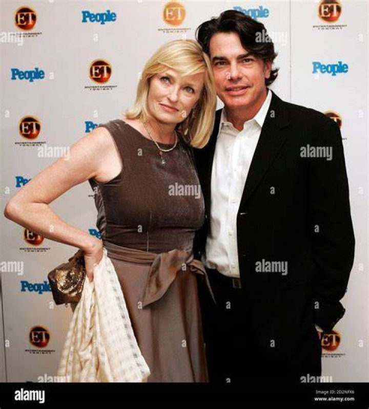 Peter gallagher and wife paula gallagher hires stock photography and