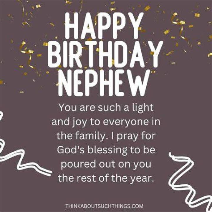 Prayers For A Nephew's Birthday