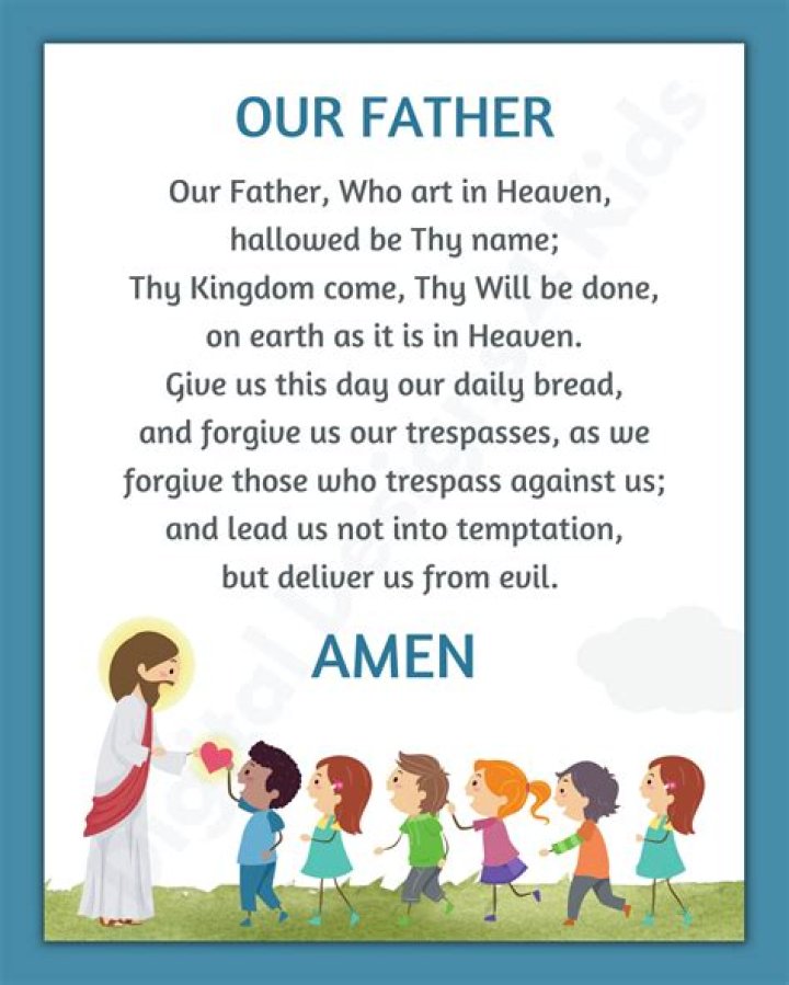Printable Our Father Prayer Printable Word Searches