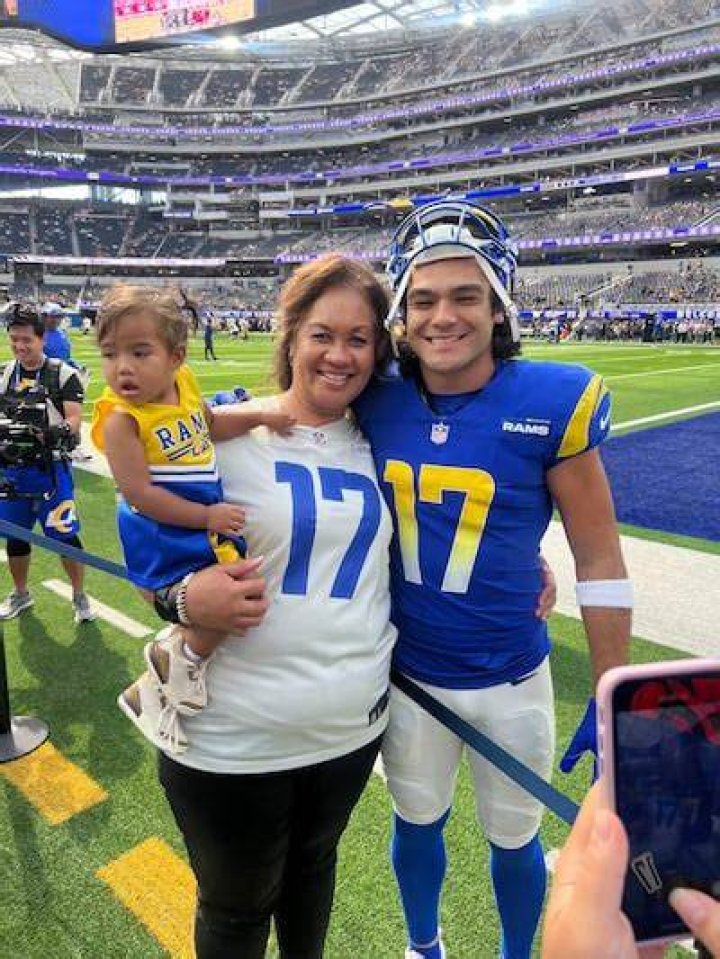 Puka Nacua His father lit the flame, but his mom kept the fire burning