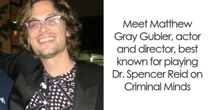 "Criminal Minds" actor Matthew Gray Gubler's Wiki Wife, Model