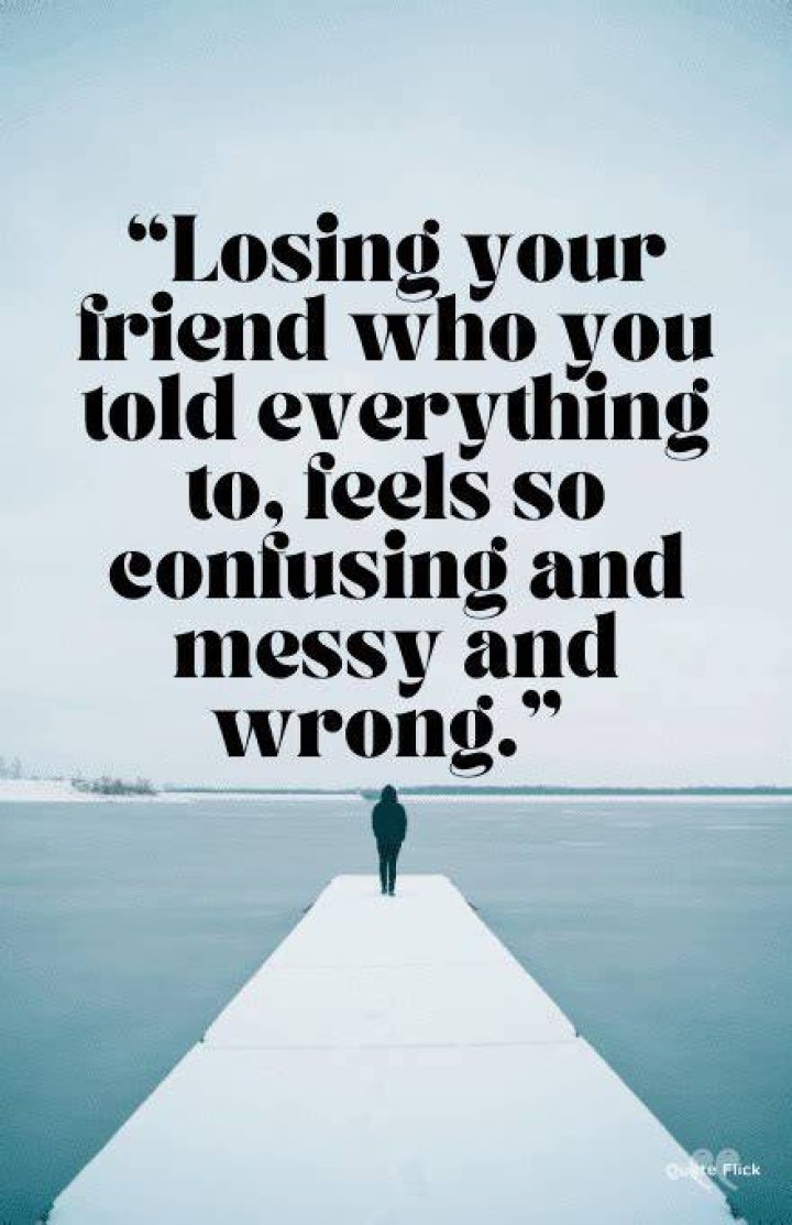 Quotes About Losing A Friend. QuotesGram