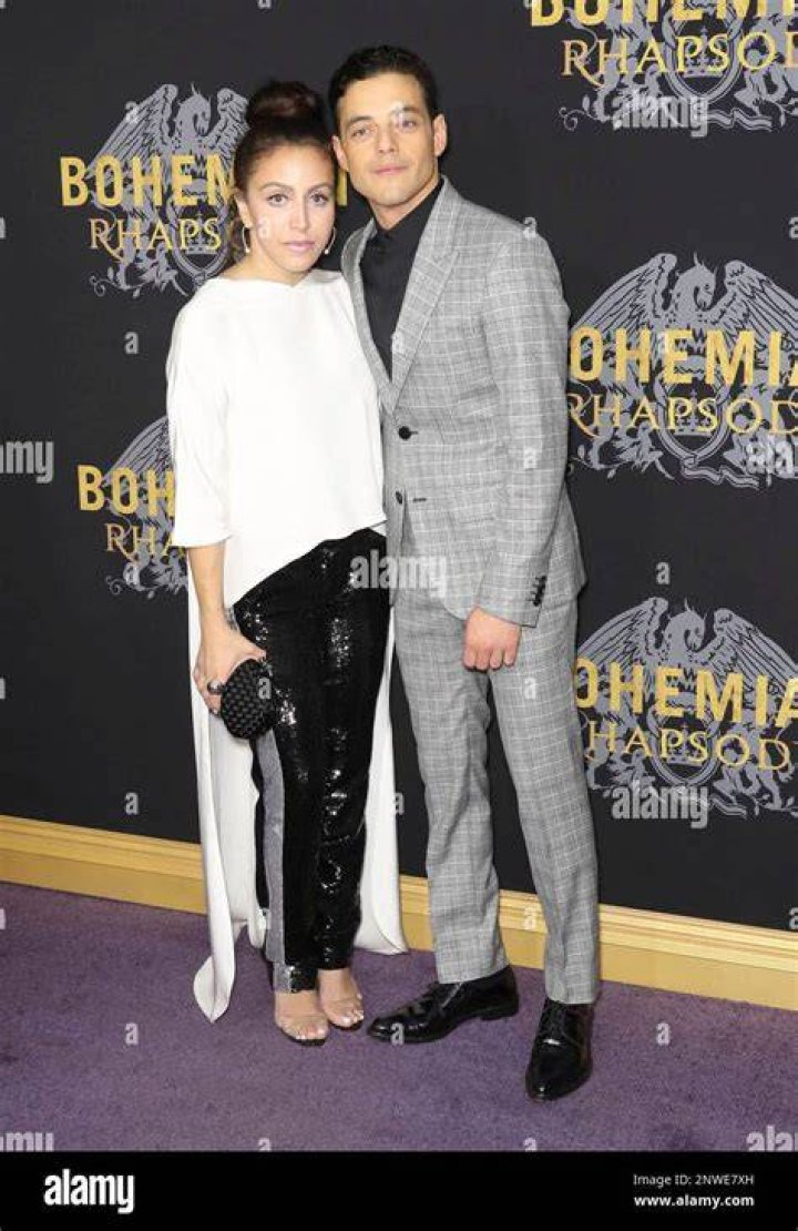 Rami Malek & Jasmine Malek from Stars Who Brought Family to the 2017