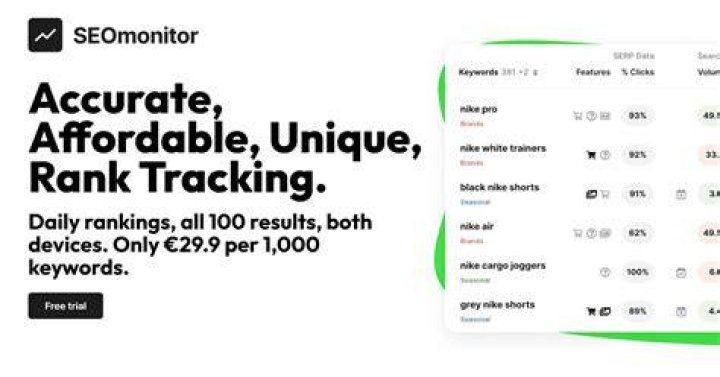Rank Tracker SEOmonitor