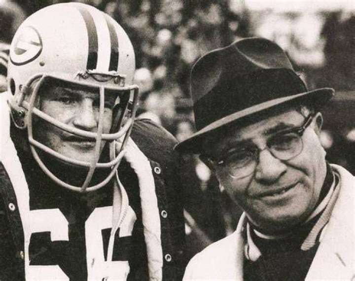 Ray Nitschke & Vince Lombardi GREEN BAY PACKERS Photo Picture Lambeau