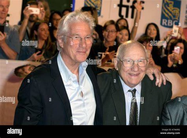 Richard Gere and his father Homer Gere attend the premiere of