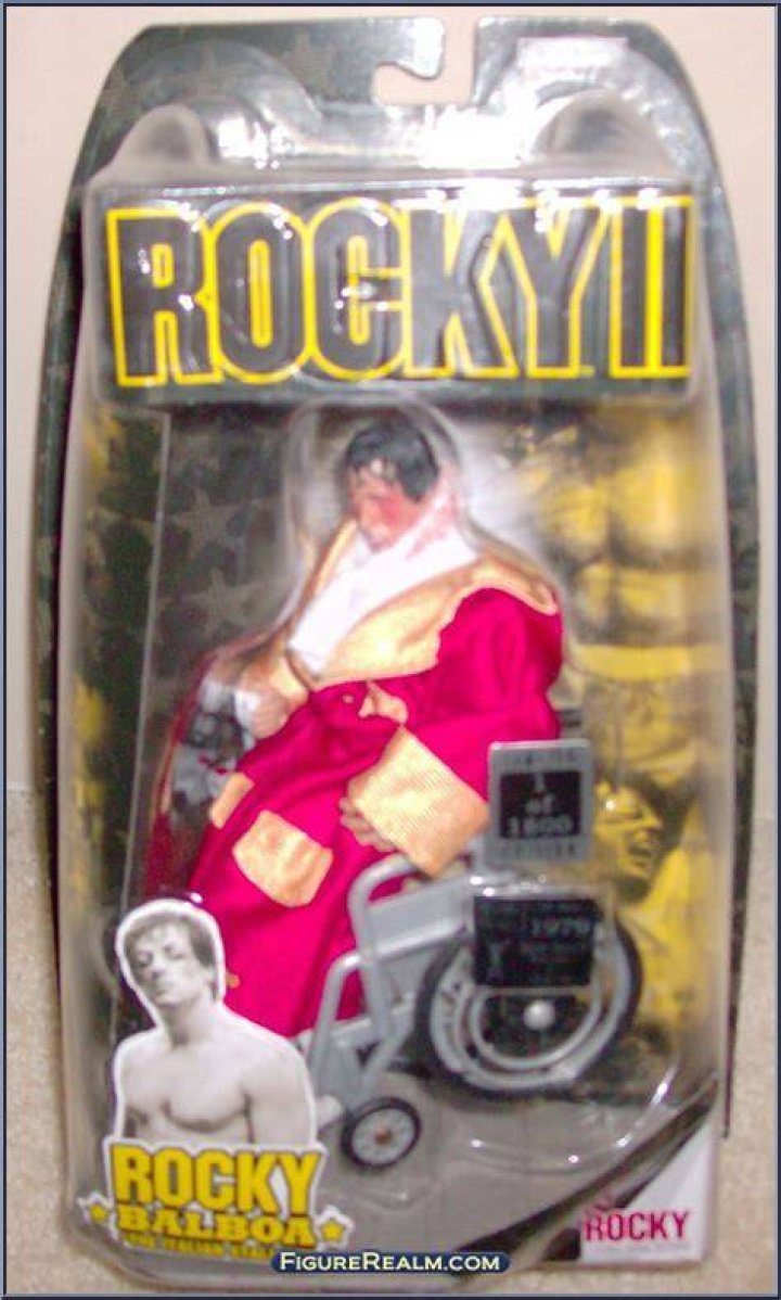 Rocky II Jakks Pacific Wheelchair 1 of 1800 Limited Edition Figure Sly