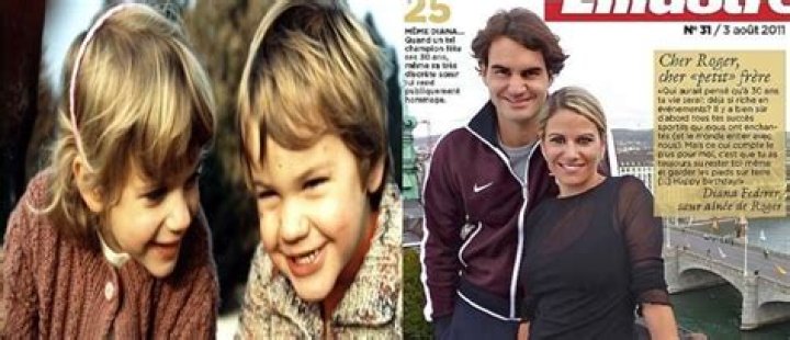 Roger Federer and sister Diana Diana federer, Roger federer, Mr perfect