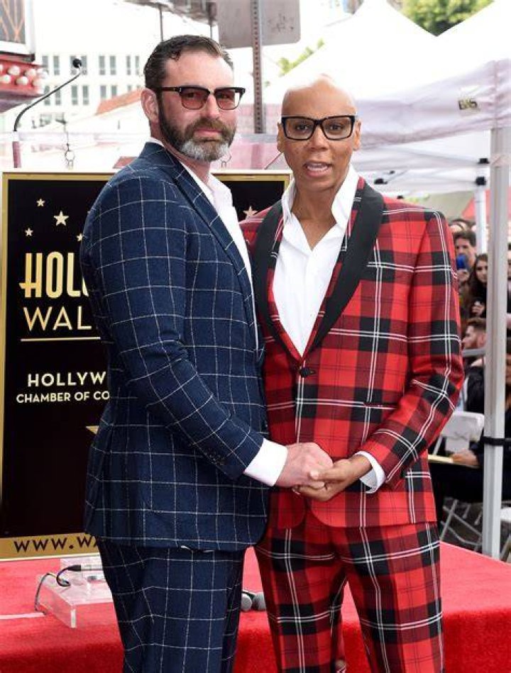 RuPaul and Husband at Hollywood Walk of Fame Ceremony 2018 POPSUGAR