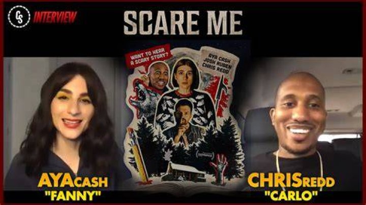 SCARE ME, from left: Aya Cash, Josh Ruben, 2020. © Shudder / Courtesy Everett Collection
