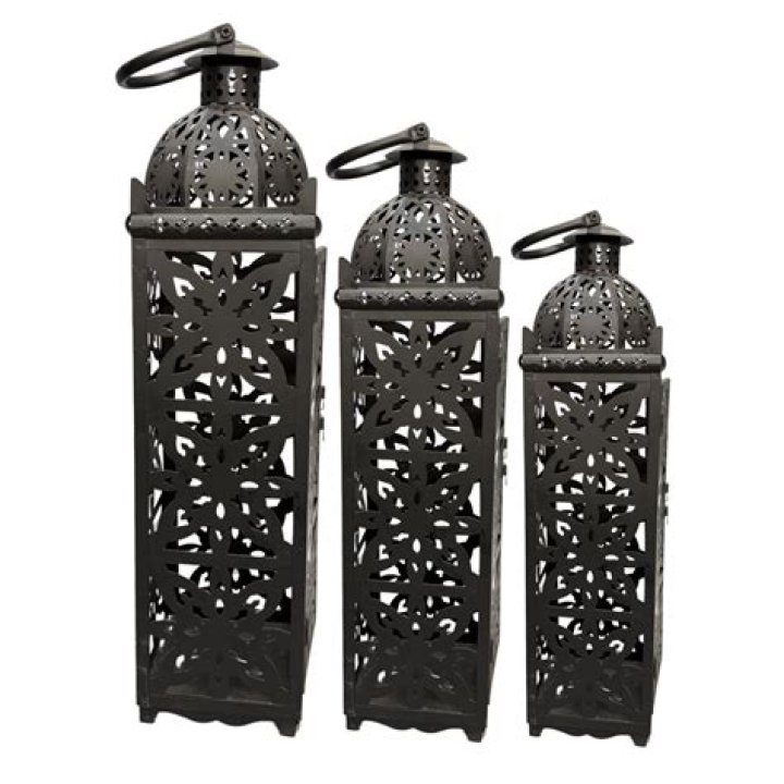 Set of 3 Oversized Lantern Ornaments Lanterns, Ornaments, Holiday decor