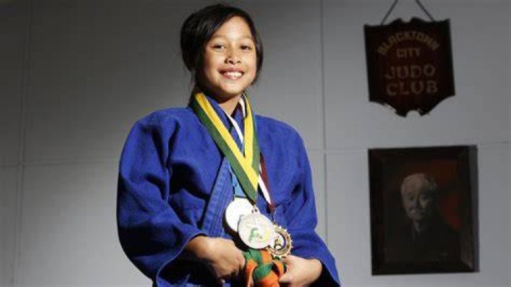 Small but powerful Blacktown judo star Giselle Quigg on her way to the