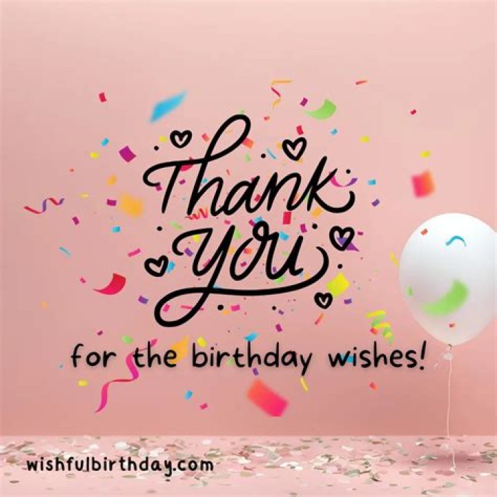 Thank you for your Birthday Wishes How Thoughtful of You!