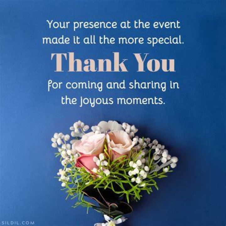 Thank You Messages for Coming to my Birthday Party