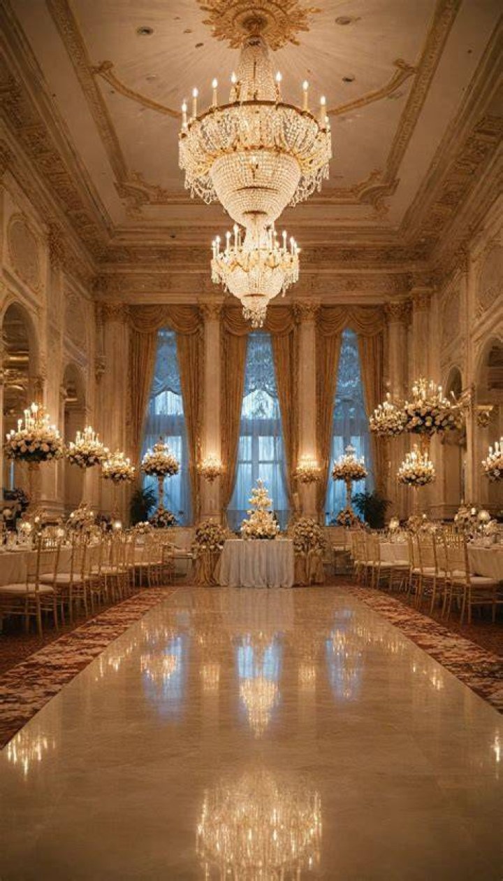 The Grand Ballroom of the Pen Ryn Mansion. Located in Bucks County Pa