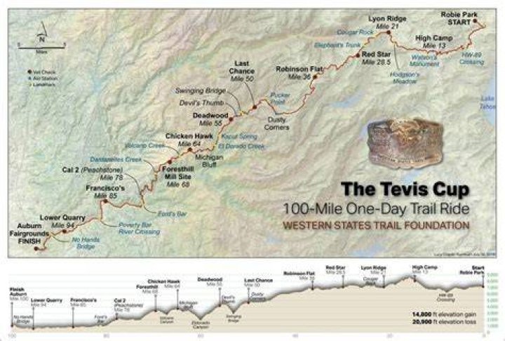 The Tevis Western States 100Mile OneDay Ride Stories 2003 Wus