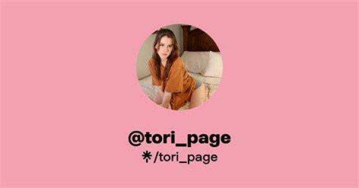 The "tori_page Onlyfans Leak" Exposed
