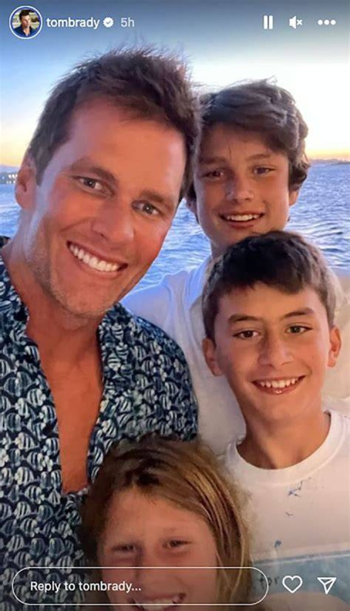Tom Brady Shares Photo of All Three Kids After Sharing Retirement News