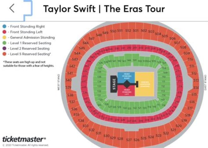 Unlock The Secrets Of Taylor Swift's Wembley Seating Plan