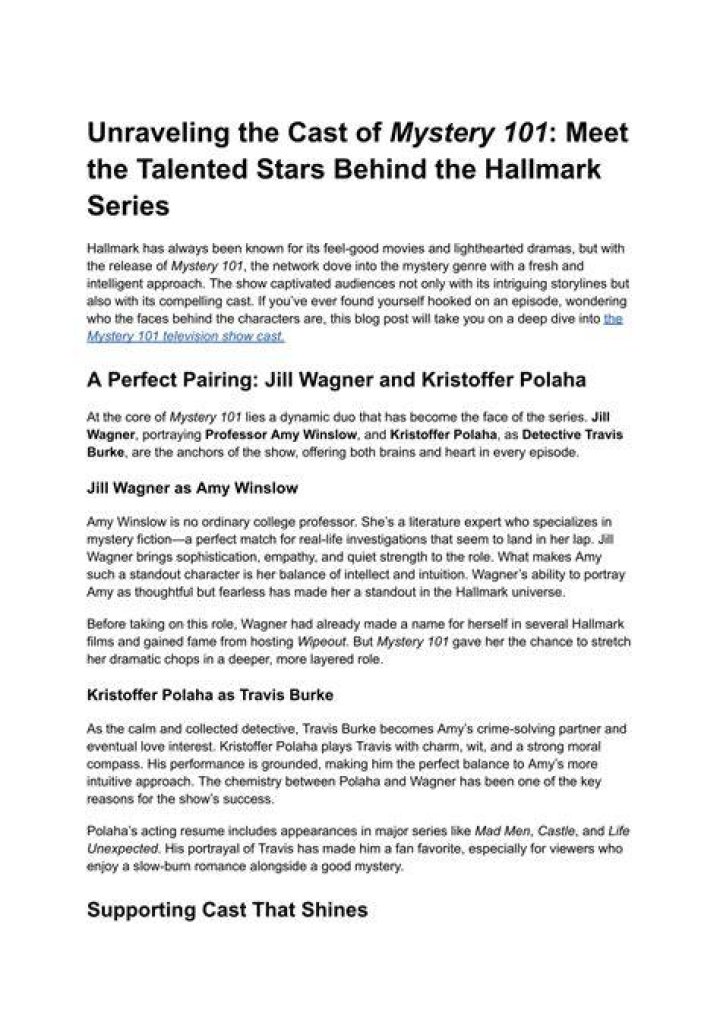 Unraveling The Mystery Behind The Talented Actress