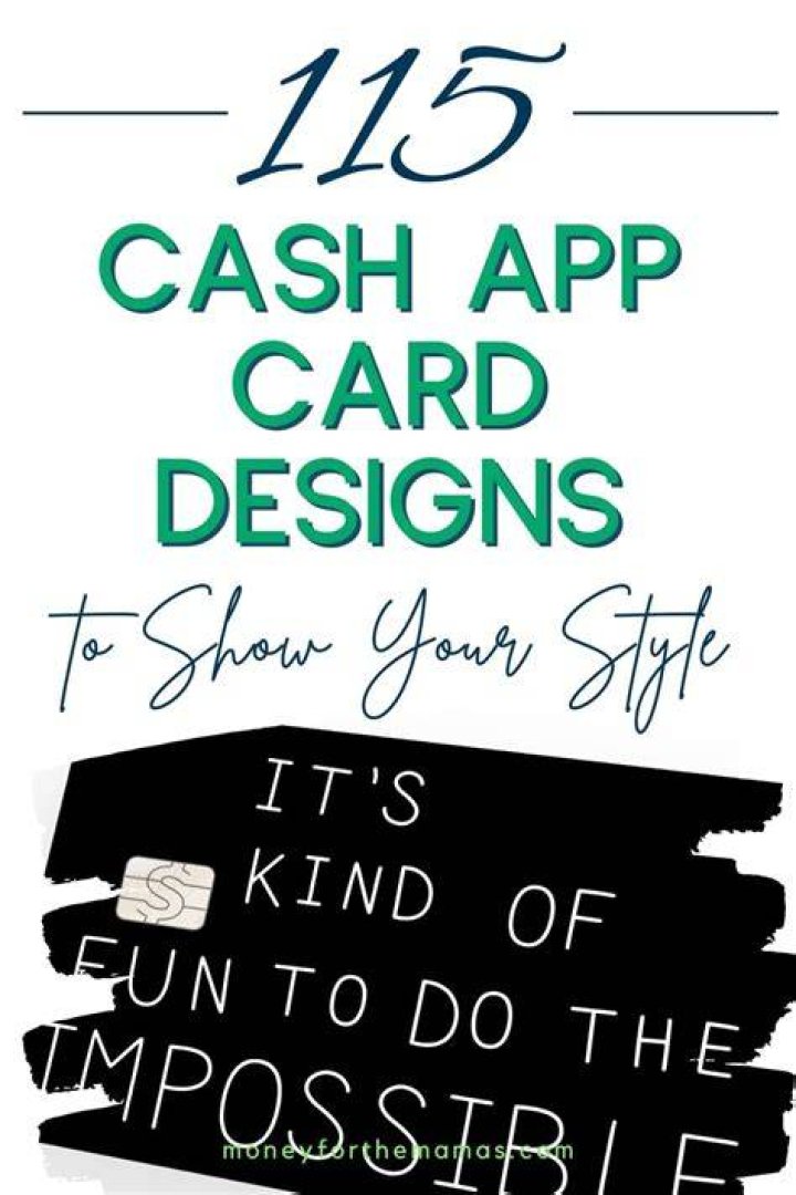 Unveiling The Art And Security Of Cash App Card Designs