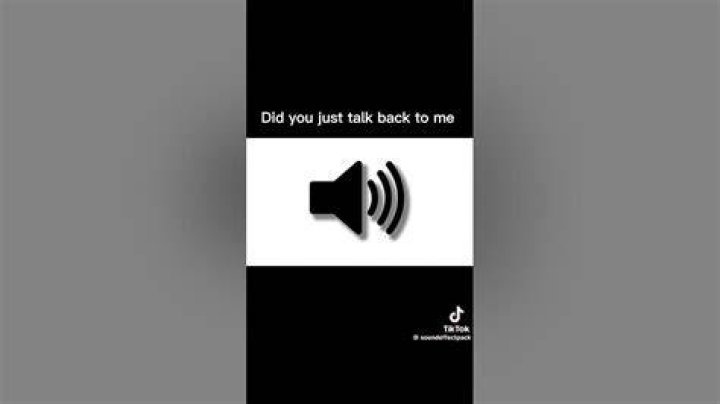 Unveiling The Secrets Behind "Did You Just Talk Back To Me": Insights And Discoveries