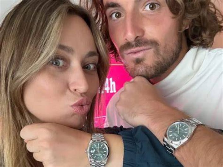 WATCH. Stefanos Tsitsipas having some "crazy" fun with his little
