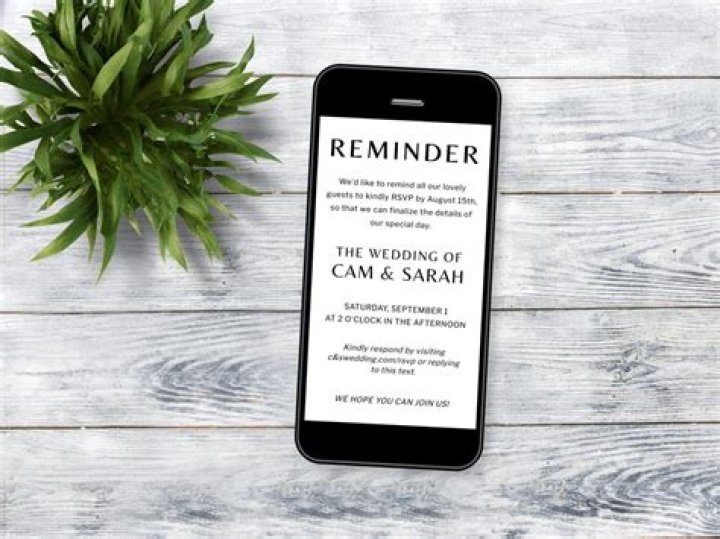 Wedding Reminder Card Template Chorp Wedding