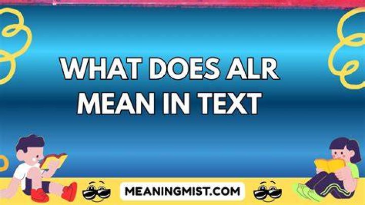 What does ALR mean on Tiktok? The Irish Sun