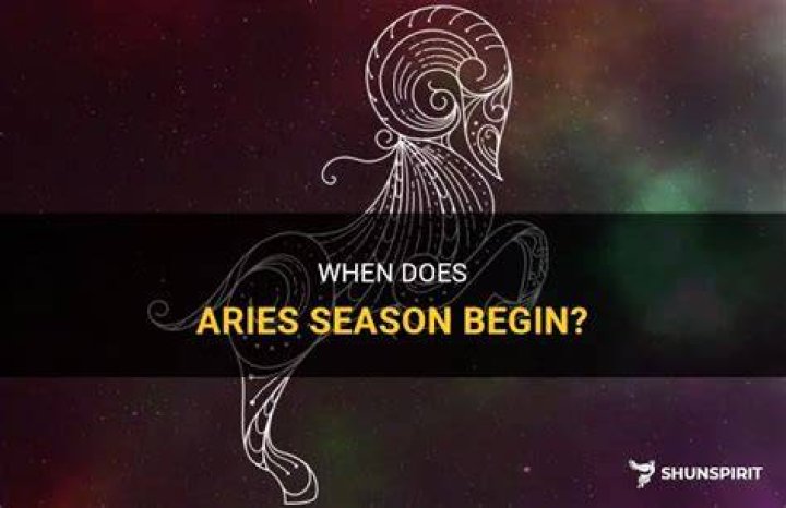 When Does Aries Season Start 2023