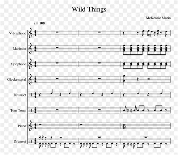 Wild Things Sheet music, Saxophone sheet music, Lyrics and chords